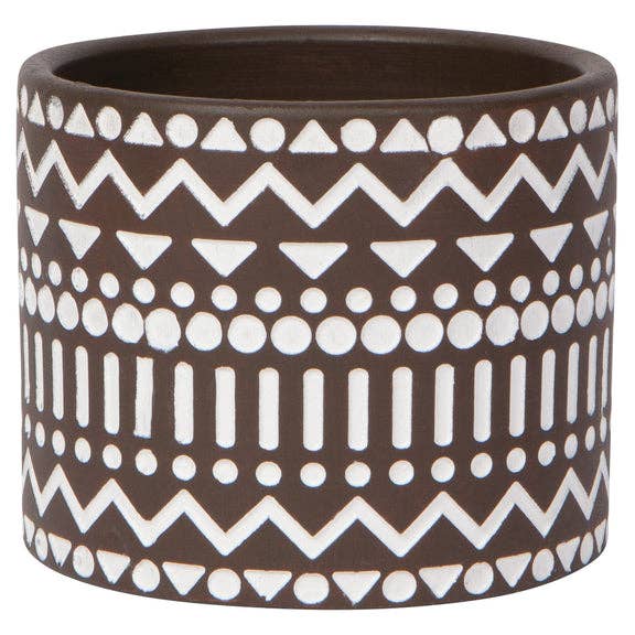 Brown Spark Spark Plant Pot