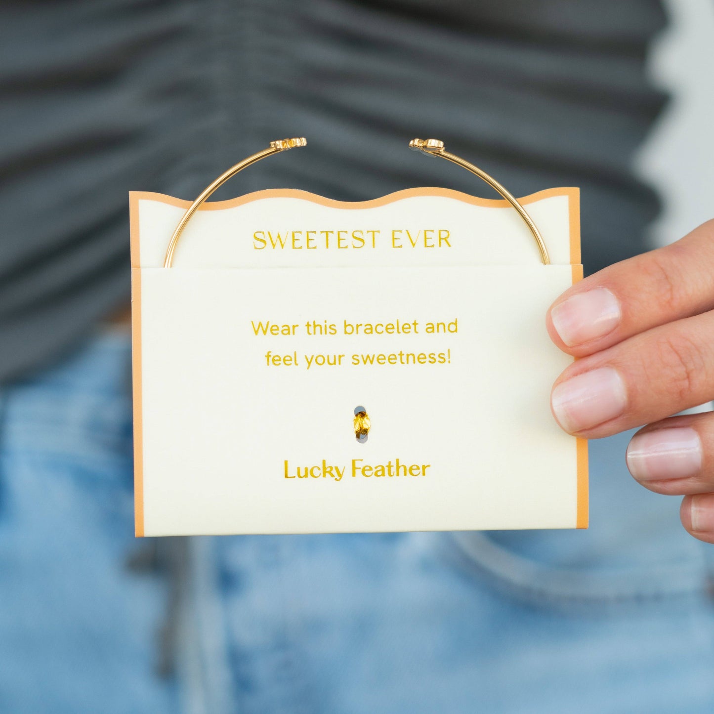 New Connection Cuff - Bee and Flower - Sweetest Ever