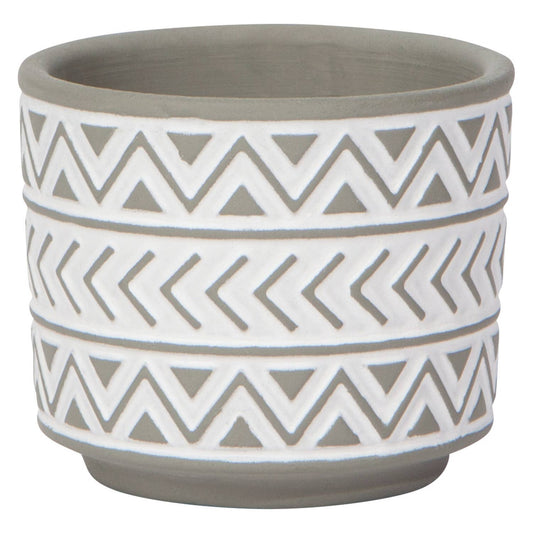 Gray Spark Plant Pot