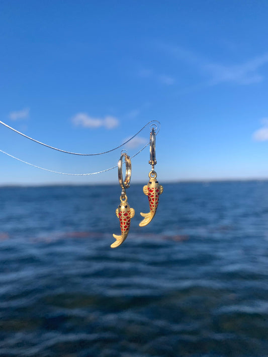 Unique Koi Fish Earrings