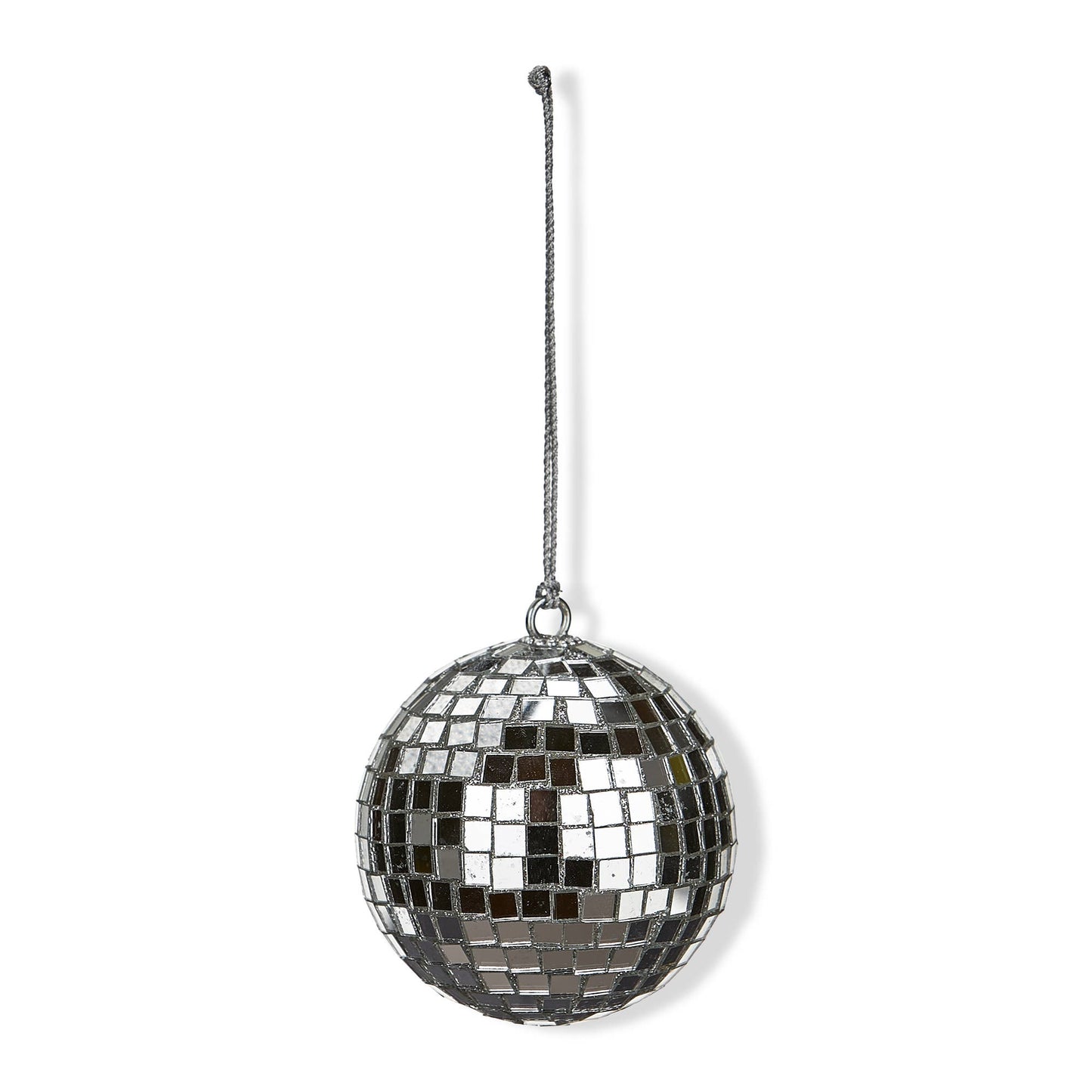 SALE Disco Ball Christmas Ornament - Silver