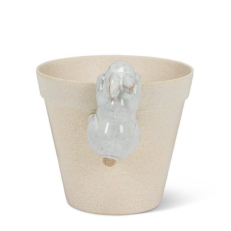 Climbing Bunny Pot Hanger-3.5"L